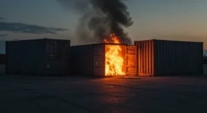 Misdeclared container caused fire – Case study